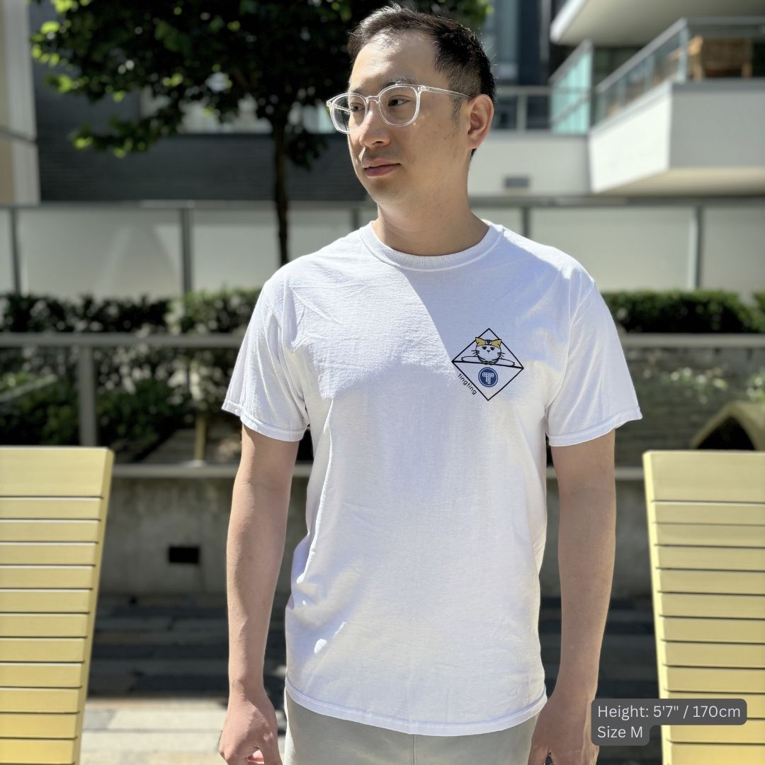 Unisex Crew Neck Cotton T-shirt with Butterfly Specialist Logo