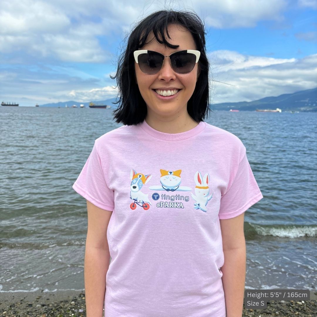 Unisex Crewneck DryBlend T-shirt with Adorable Athletes