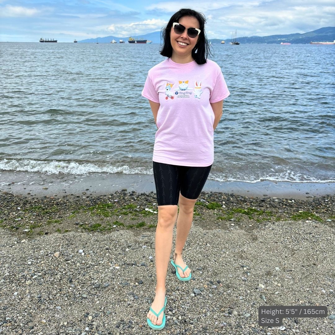 Unisex Crewneck DryBlend T-shirt with Adorable Athletes