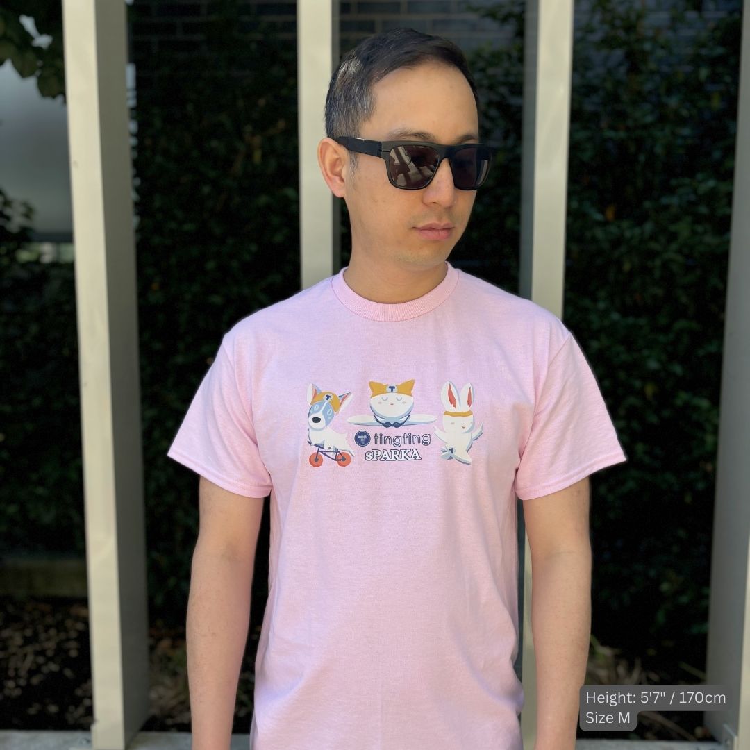Unisex Crewneck DryBlend T-shirt with Adorable Athletes