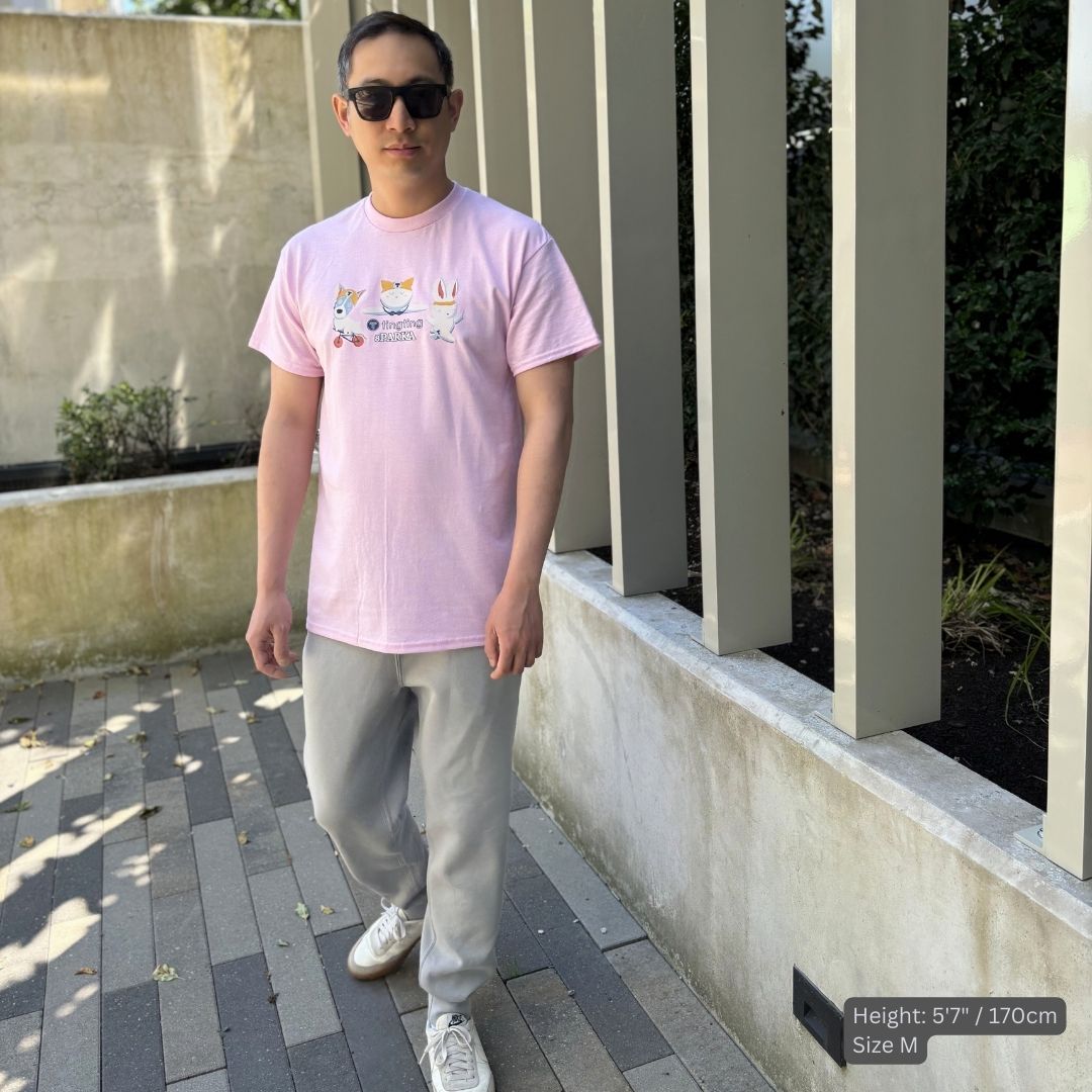 Unisex Crewneck DryBlend T-shirt with Adorable Athletes